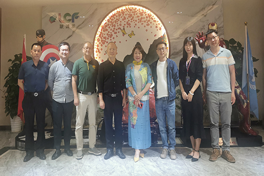 江门国家高新区领导莅临谈球吧参观调研